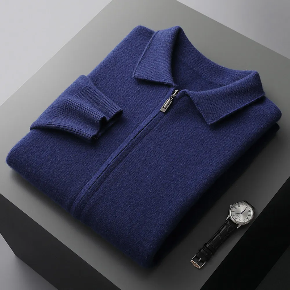 Adélard™ | Luxury Men's Cashmere Blend Casual Cardigan