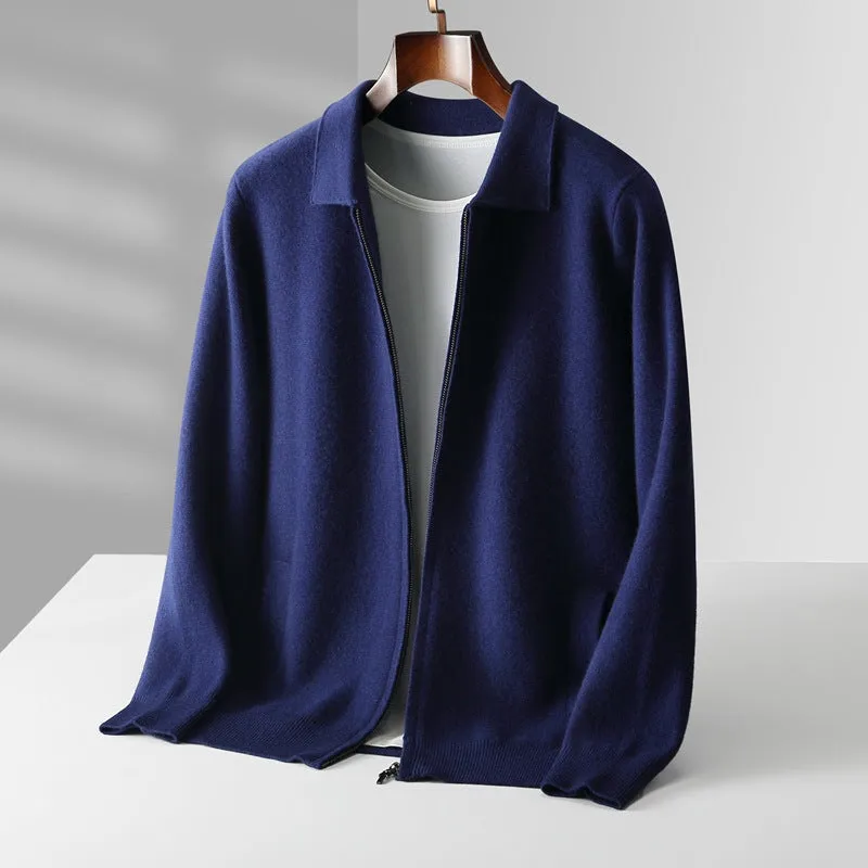 Adélard™ | Luxury Men's Cashmere Blend Casual Cardigan