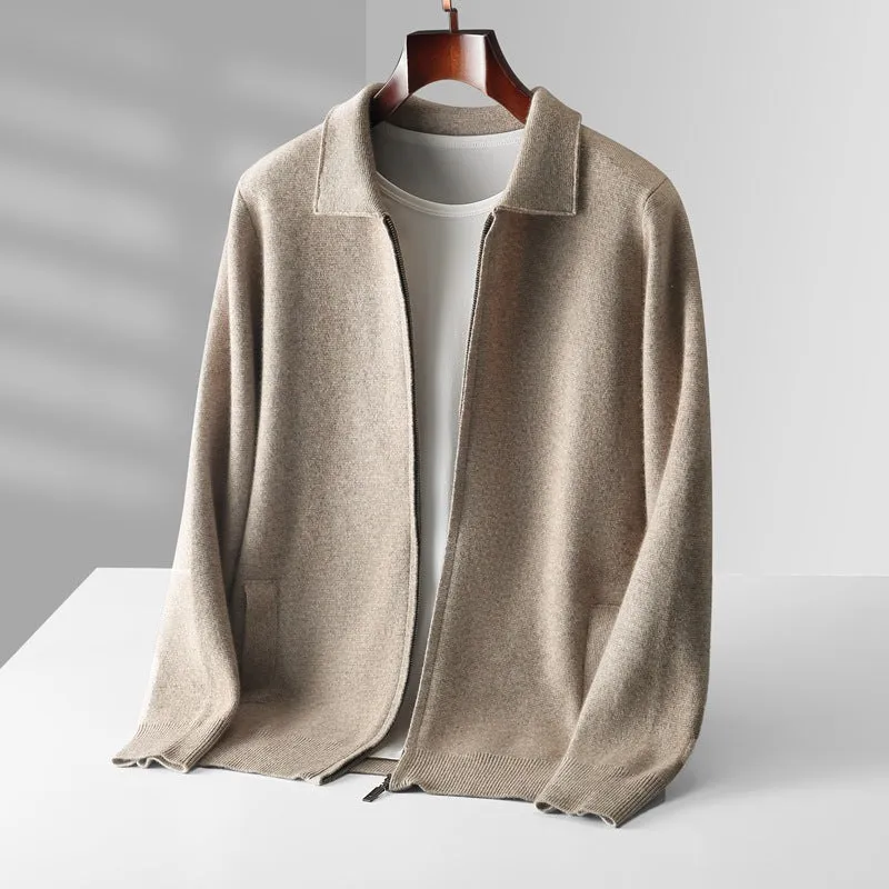 Adélard™ | Luxury Men's Cashmere Blend Casual Cardigan