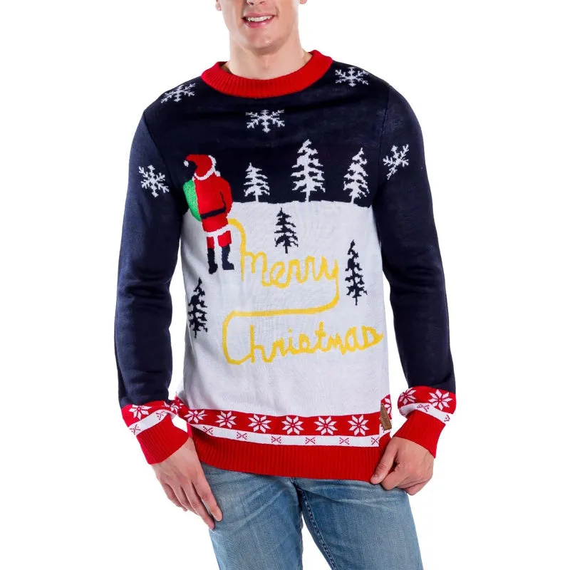 Animated And Festive Christmas Holiday Pullover Sweater