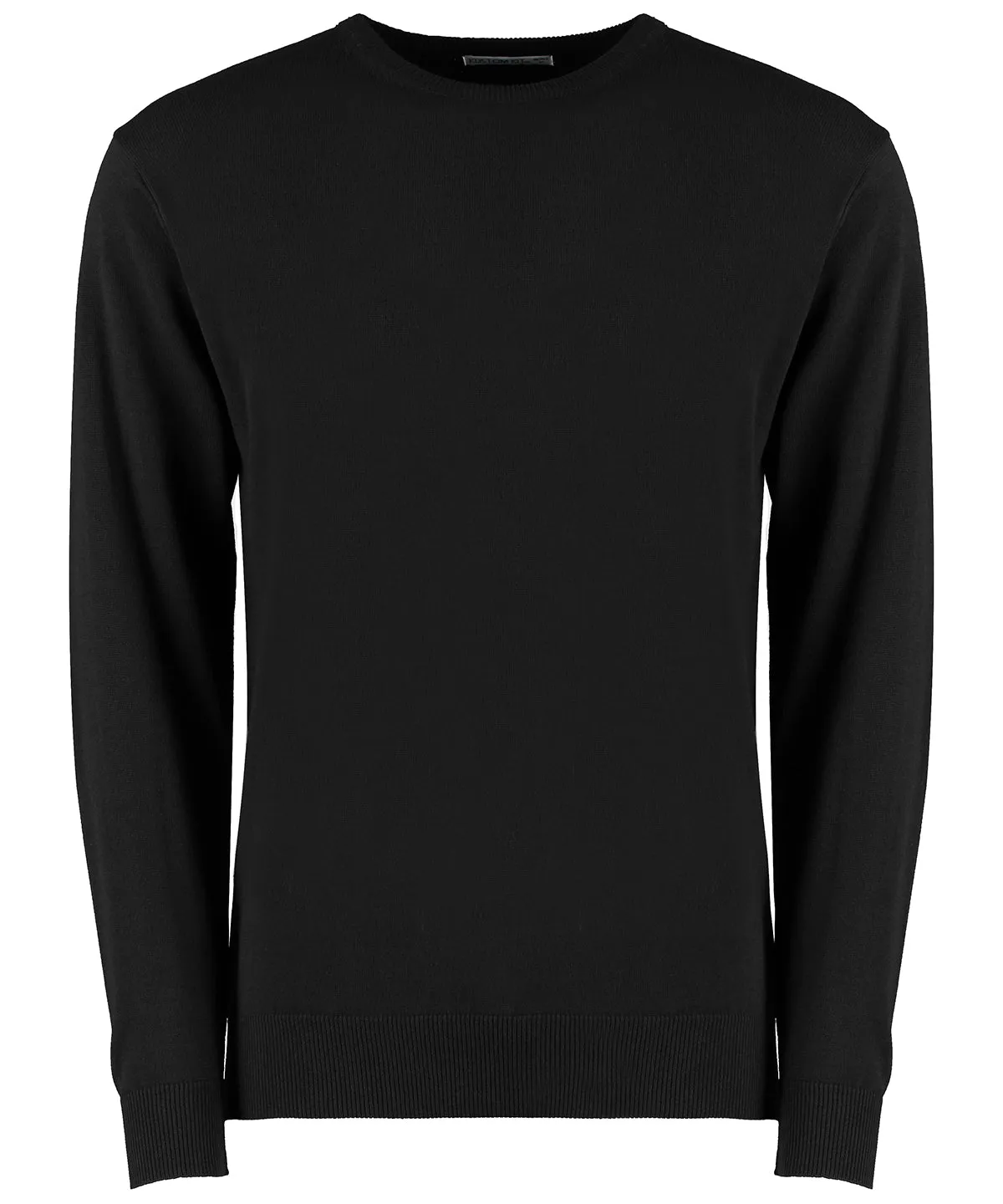 Black - Regular fit Arundel crew neck sweater