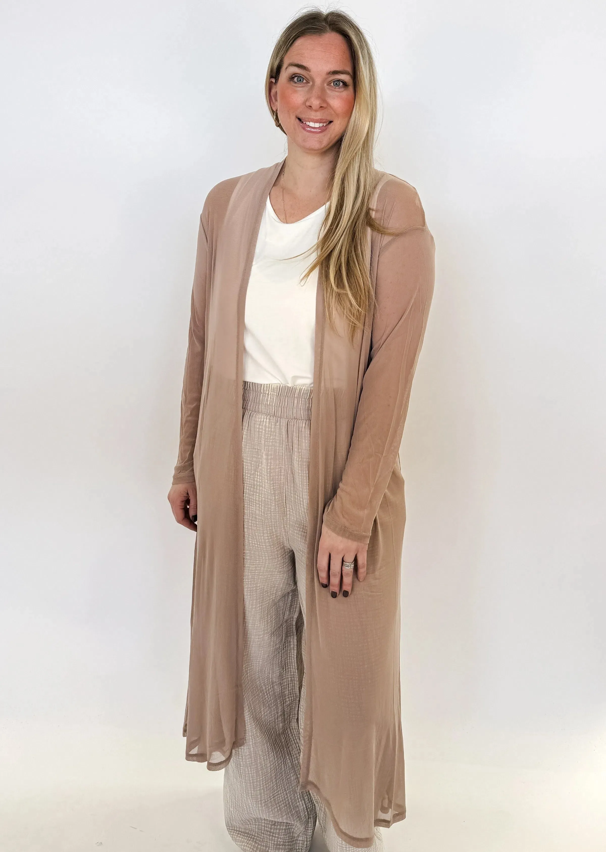 Cardigan Cover Up Sheer