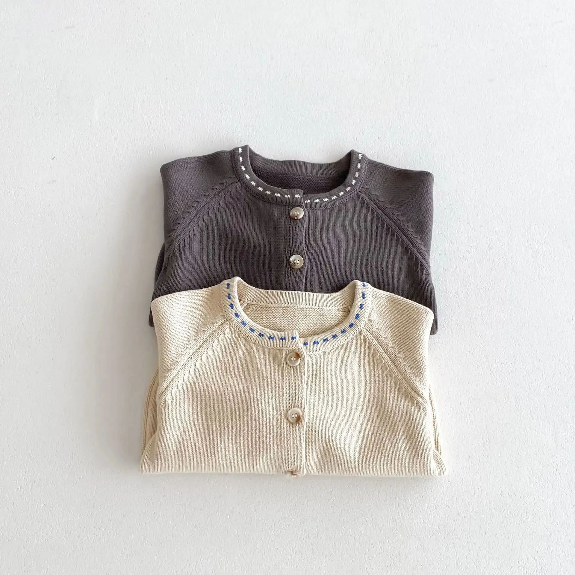 Children's Button-Down Solid Cardigan