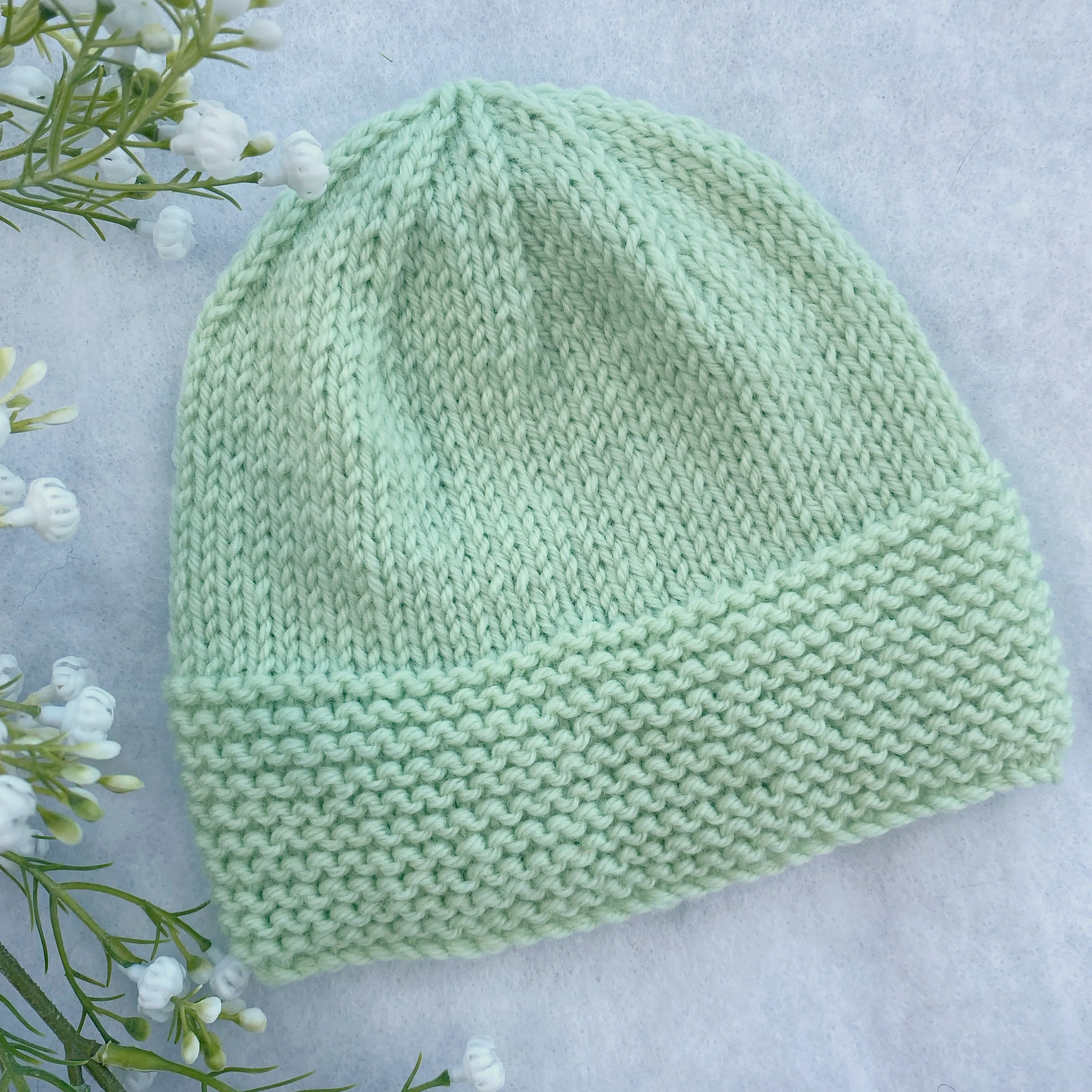 Classic merino baby beanie