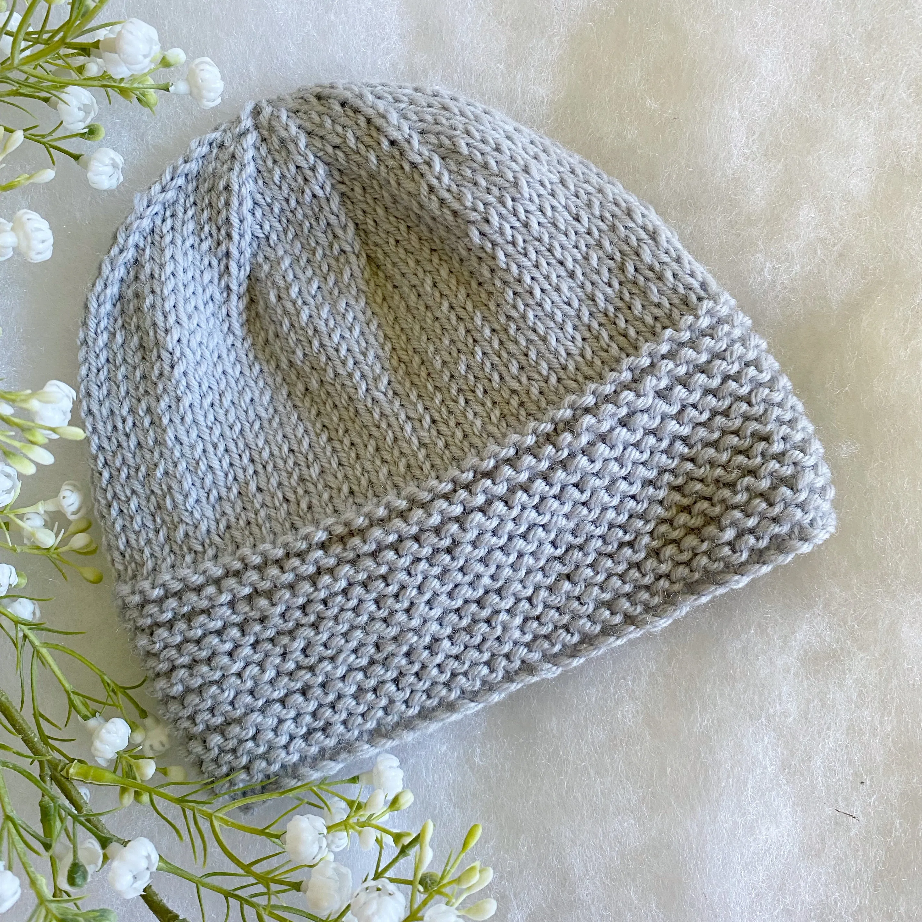 Classic merino baby beanie