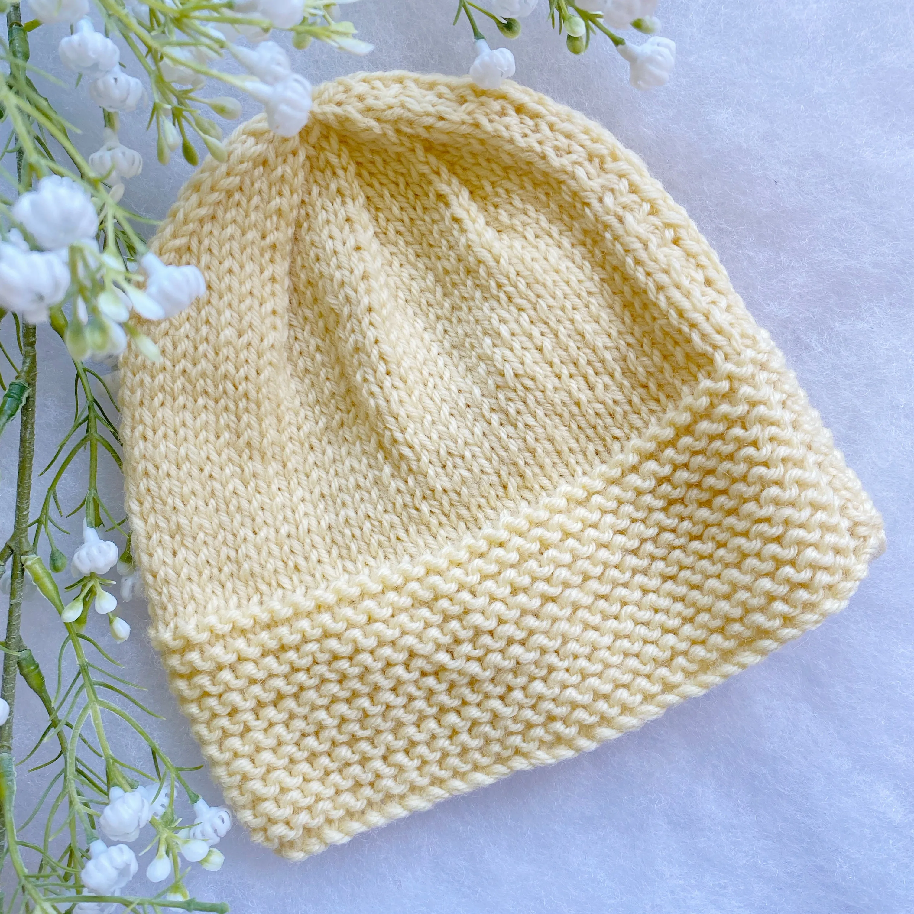 Classic merino baby beanie