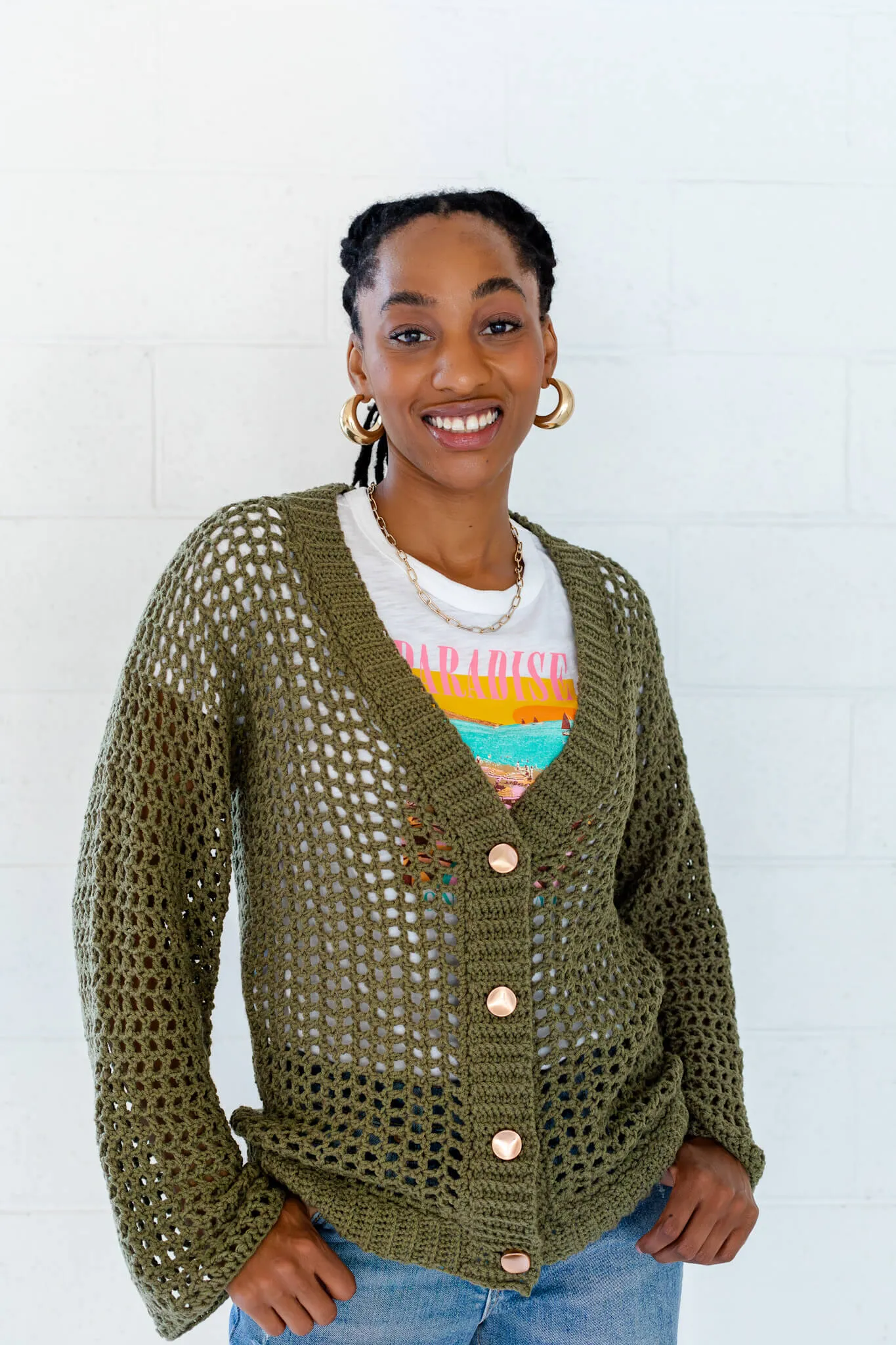 Crochet Kit - Issa Mesh Cardigan