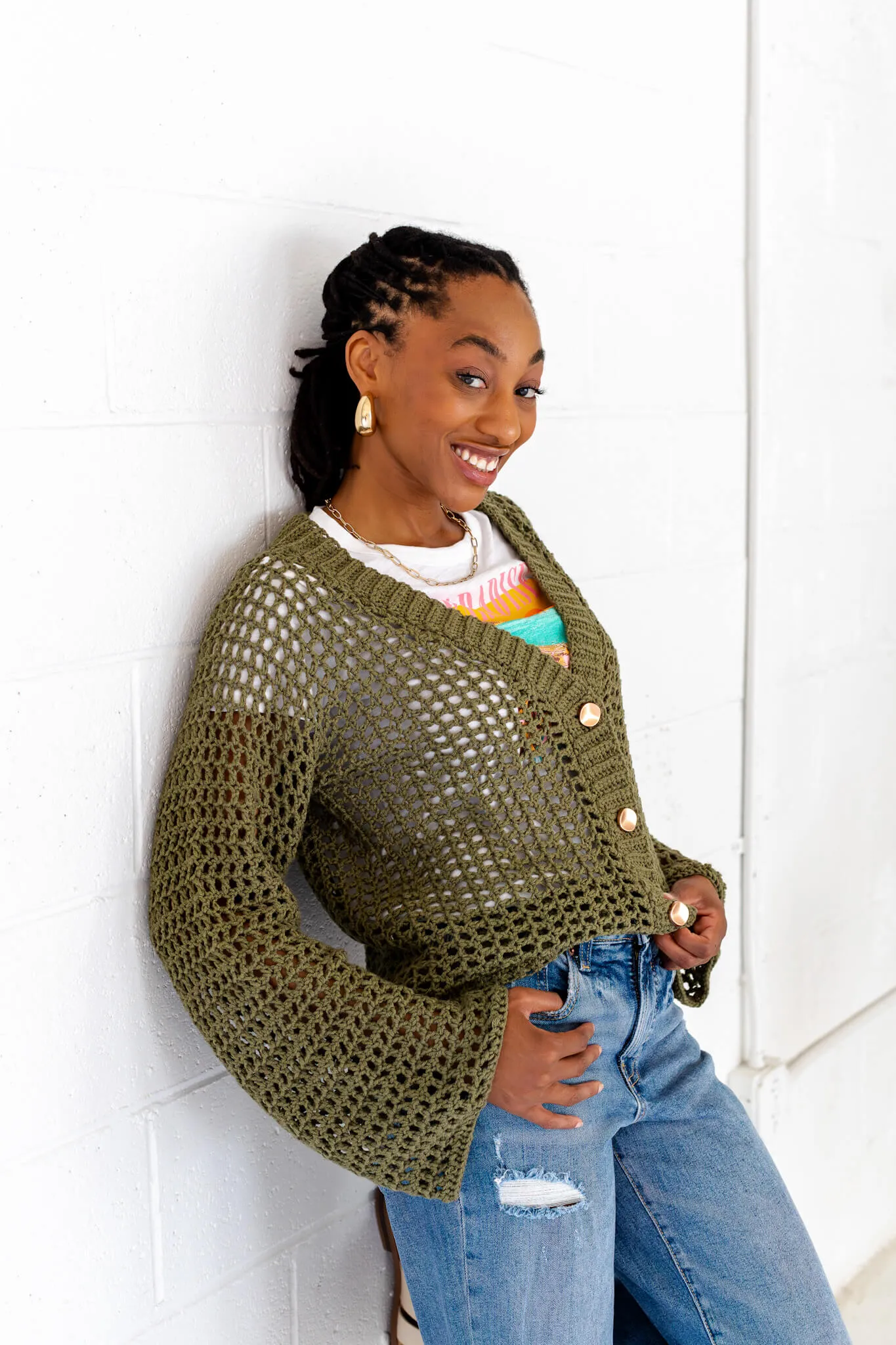 Crochet Kit - Issa Mesh Cardigan