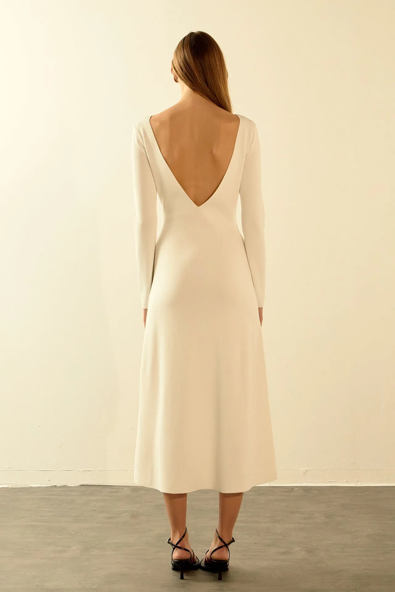 Endless Rose - Knit Open Back Maxi Dress