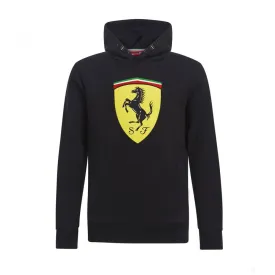 Ferrari Kids Hoodie, Scudetto, Black, 2019