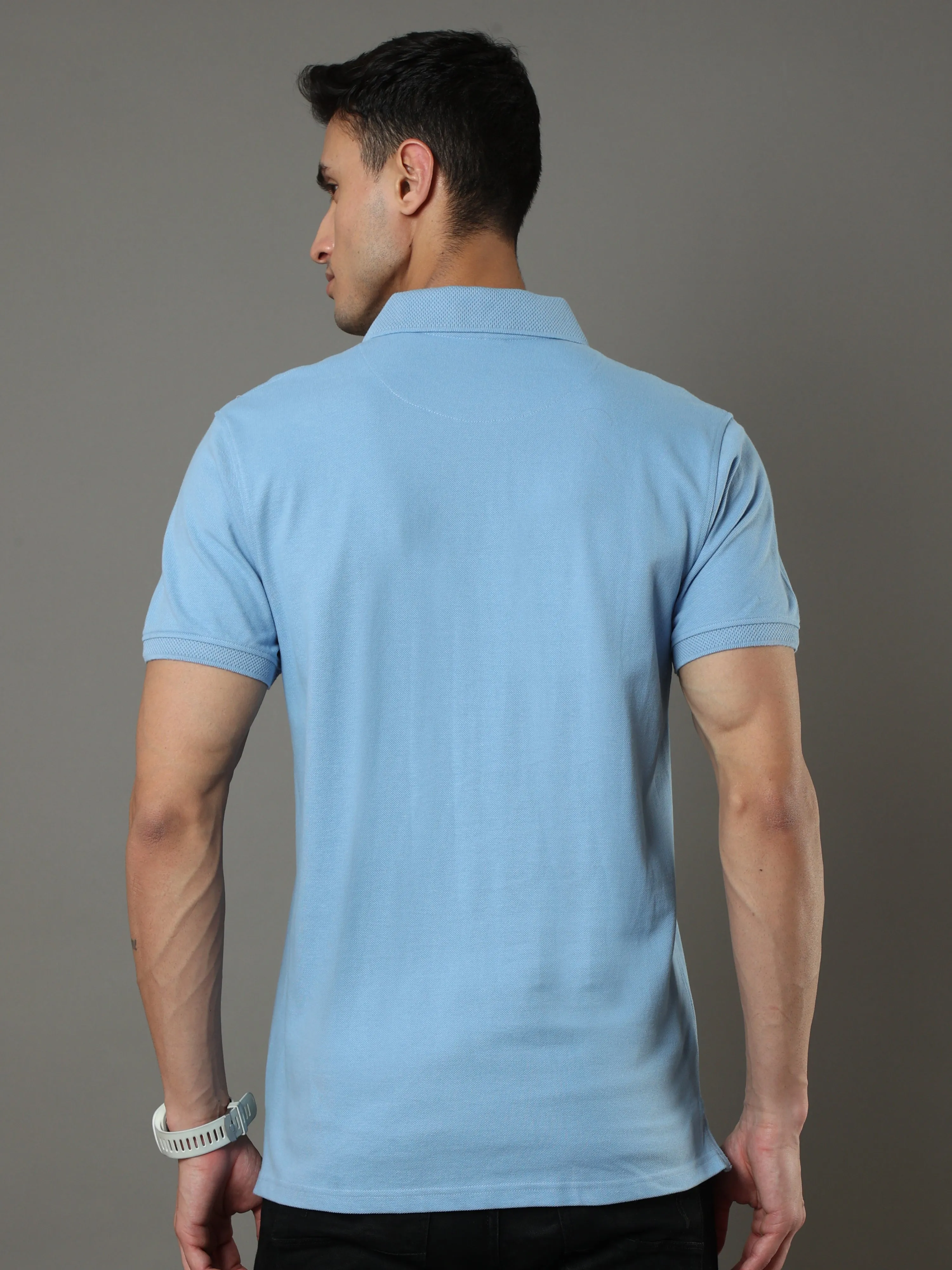 Indian Blue Polo Shirt