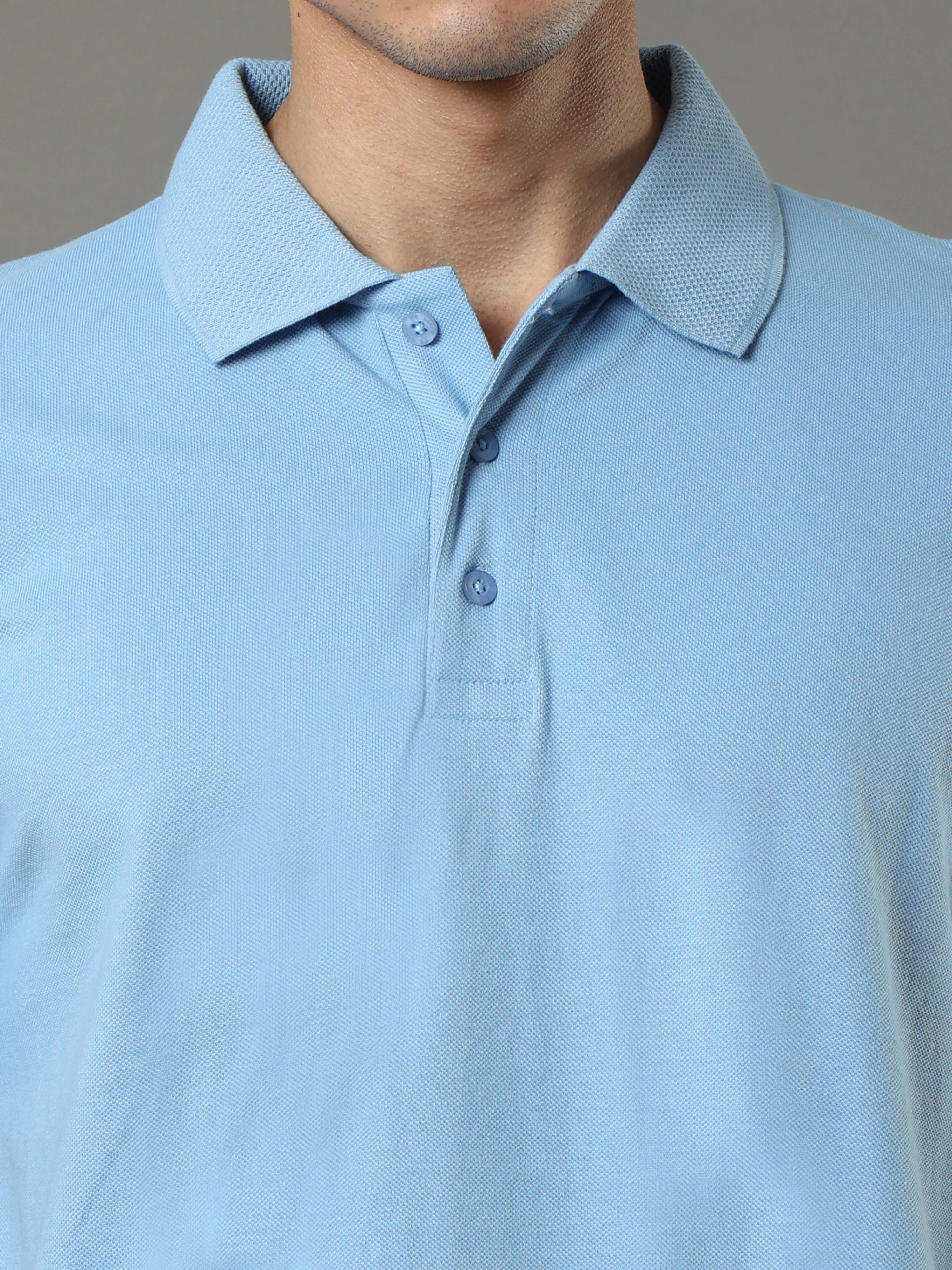 Indian Blue Polo Shirt