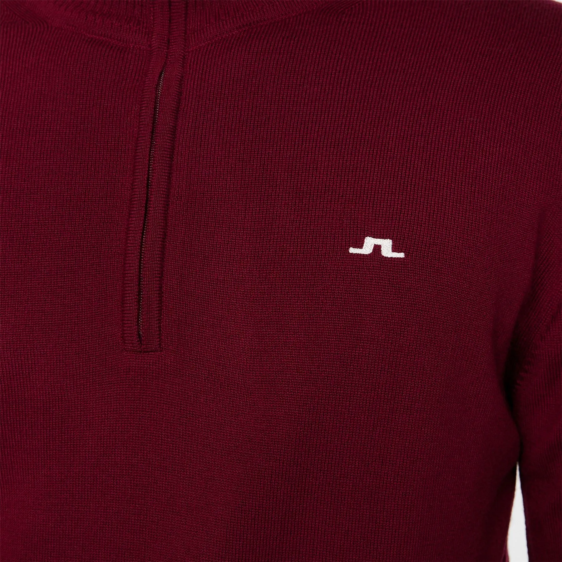 Kian Zipped Sweater Cabernet - AW24