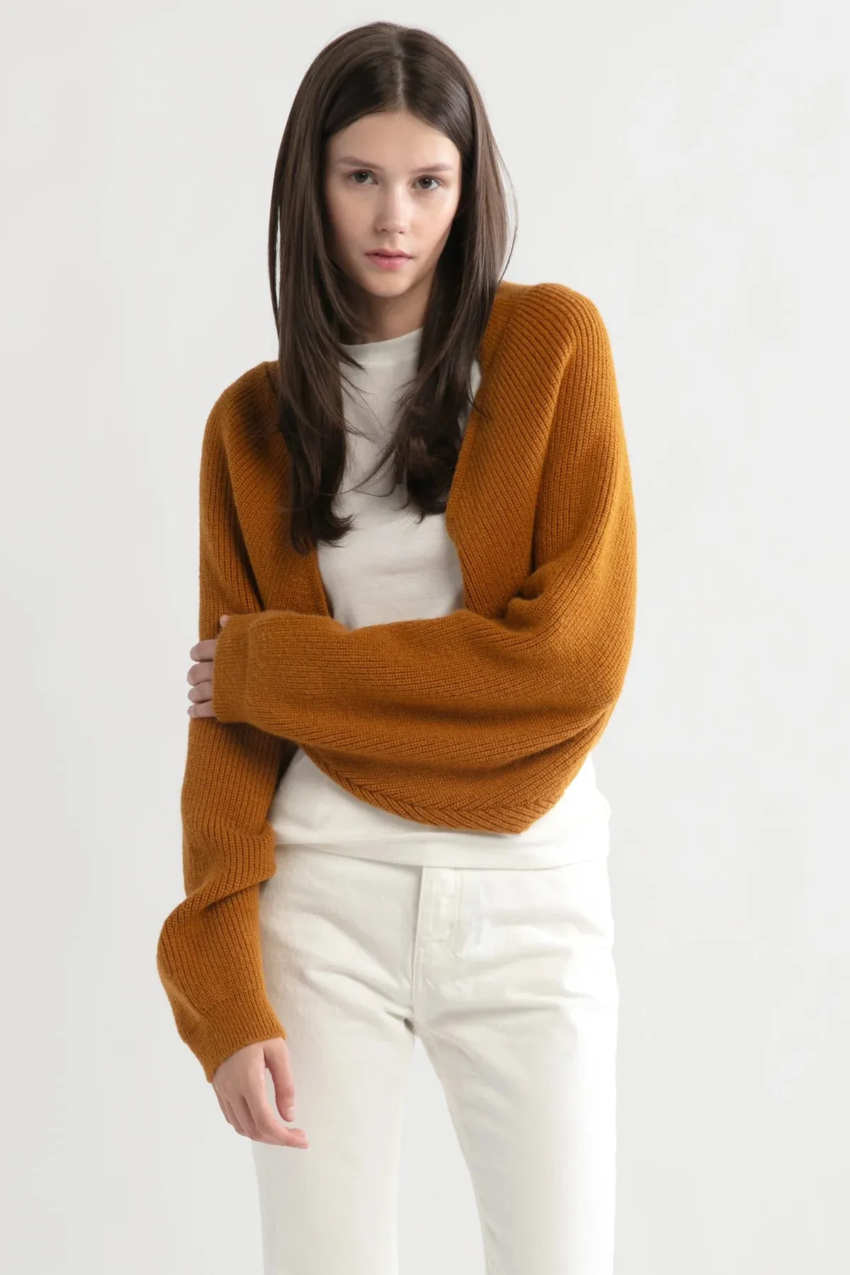 KNIT BOLERO SWEATER