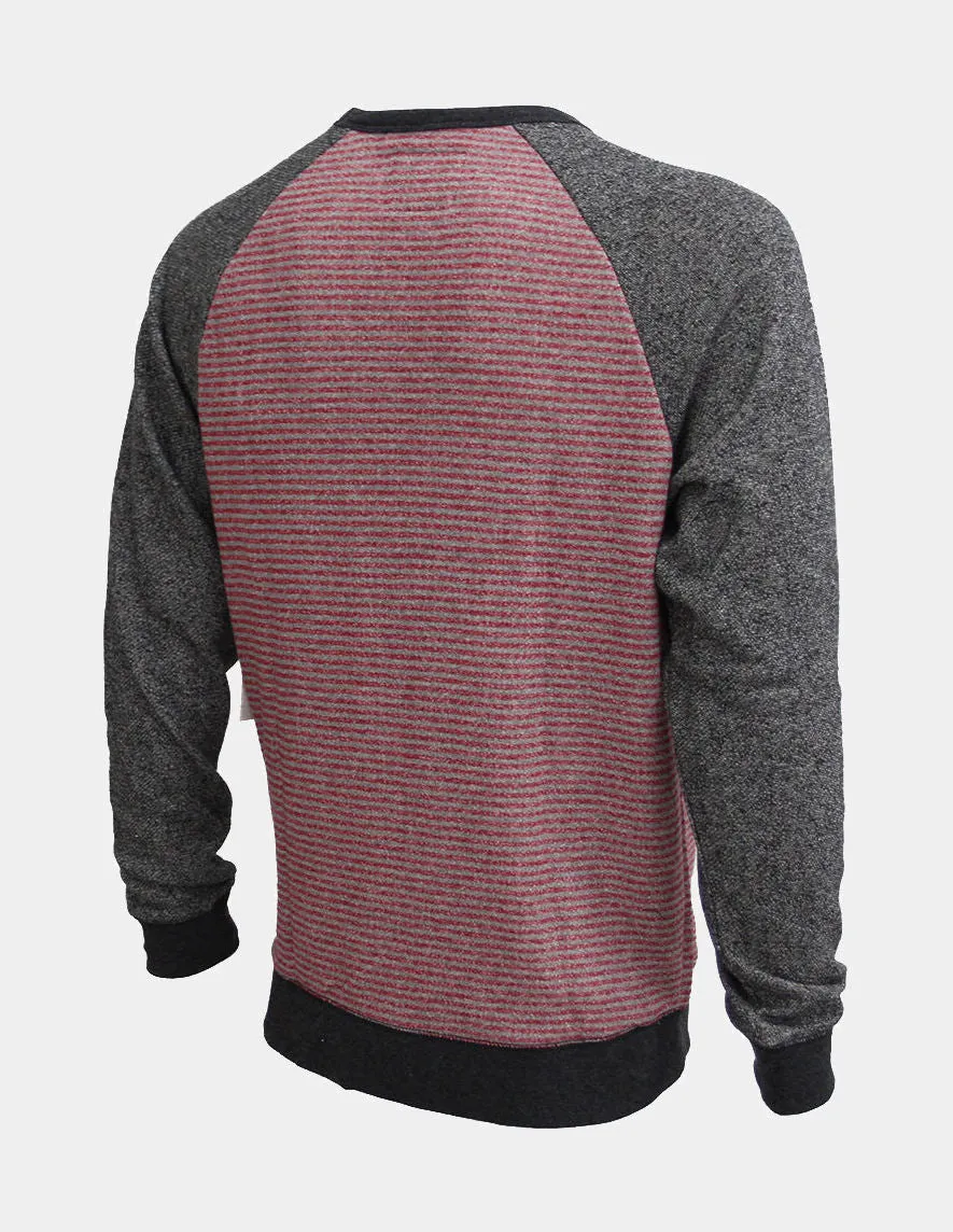 KRauss Tibetian Sweater Pullover (Red/Grey)