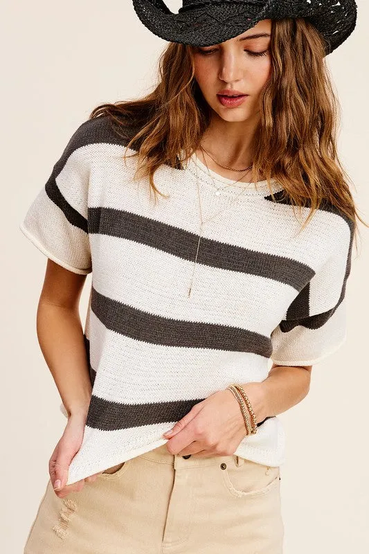 Lightweight Stripe Sweater