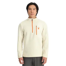 Mens Bandit Half Zip - Vanilla Latte