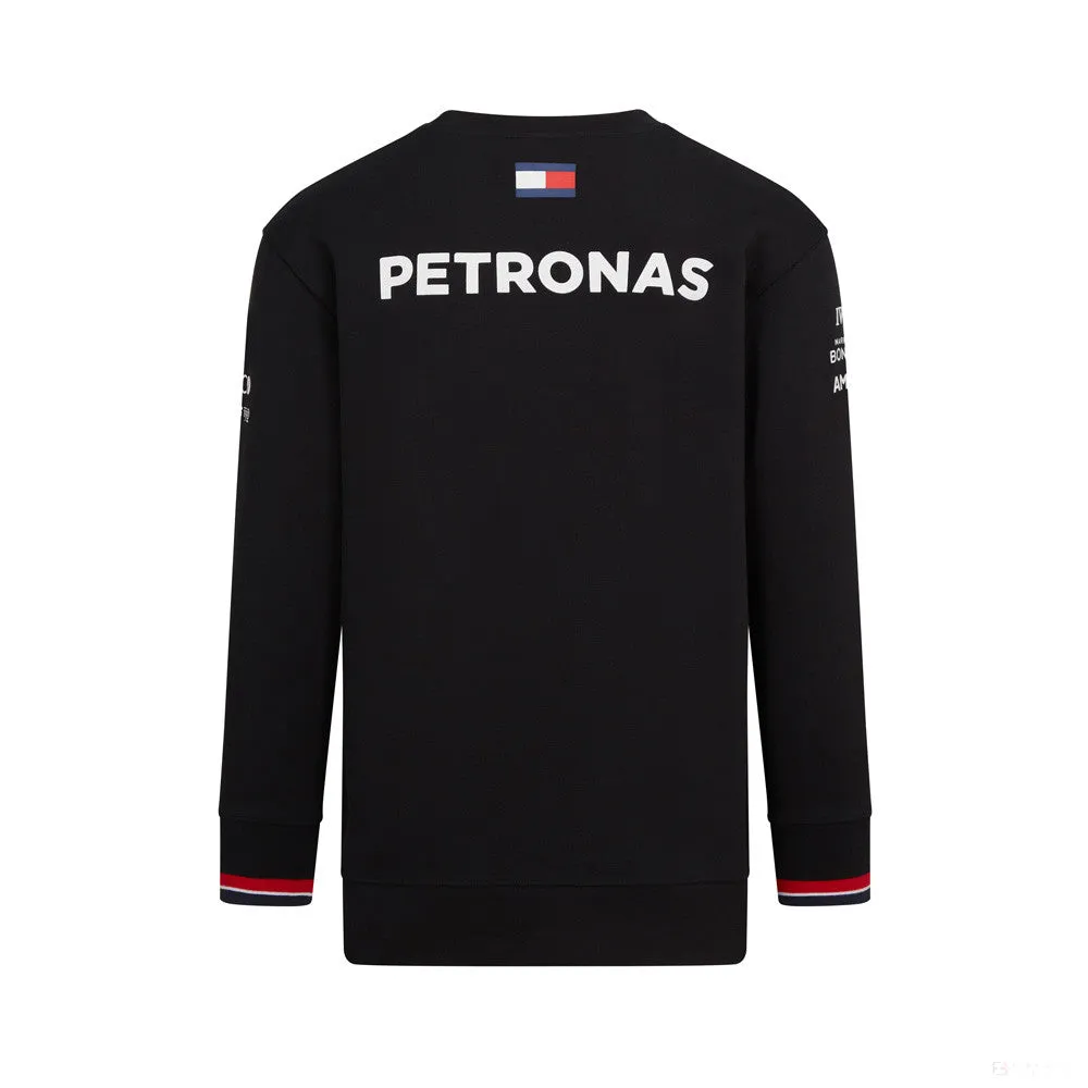 Mercedes Sweater, Crew, Black, 2022