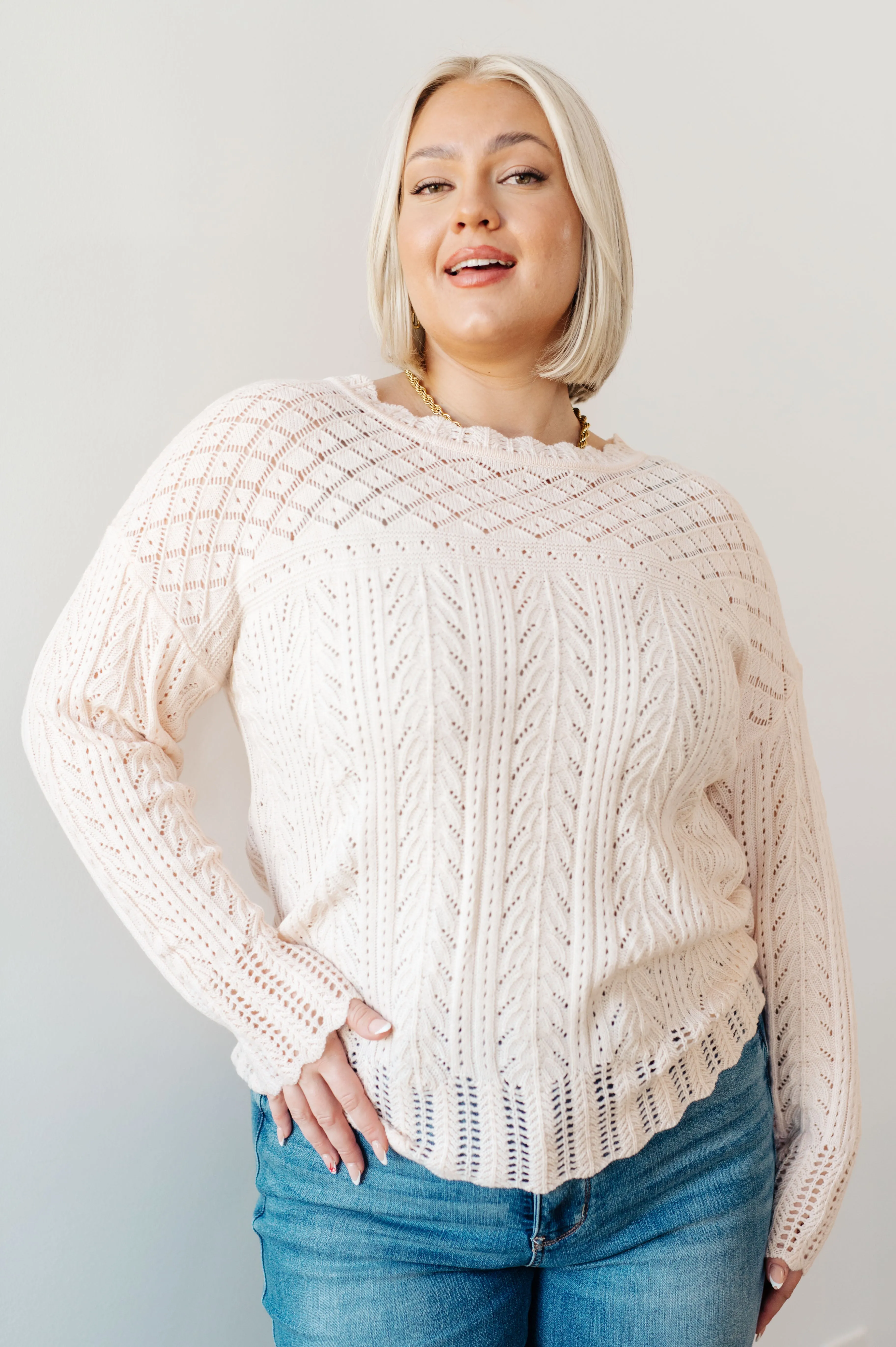 Natalie Lightweight Knit Sweater