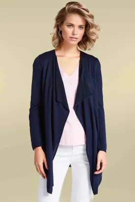 Open Front Waterfall Cardigan