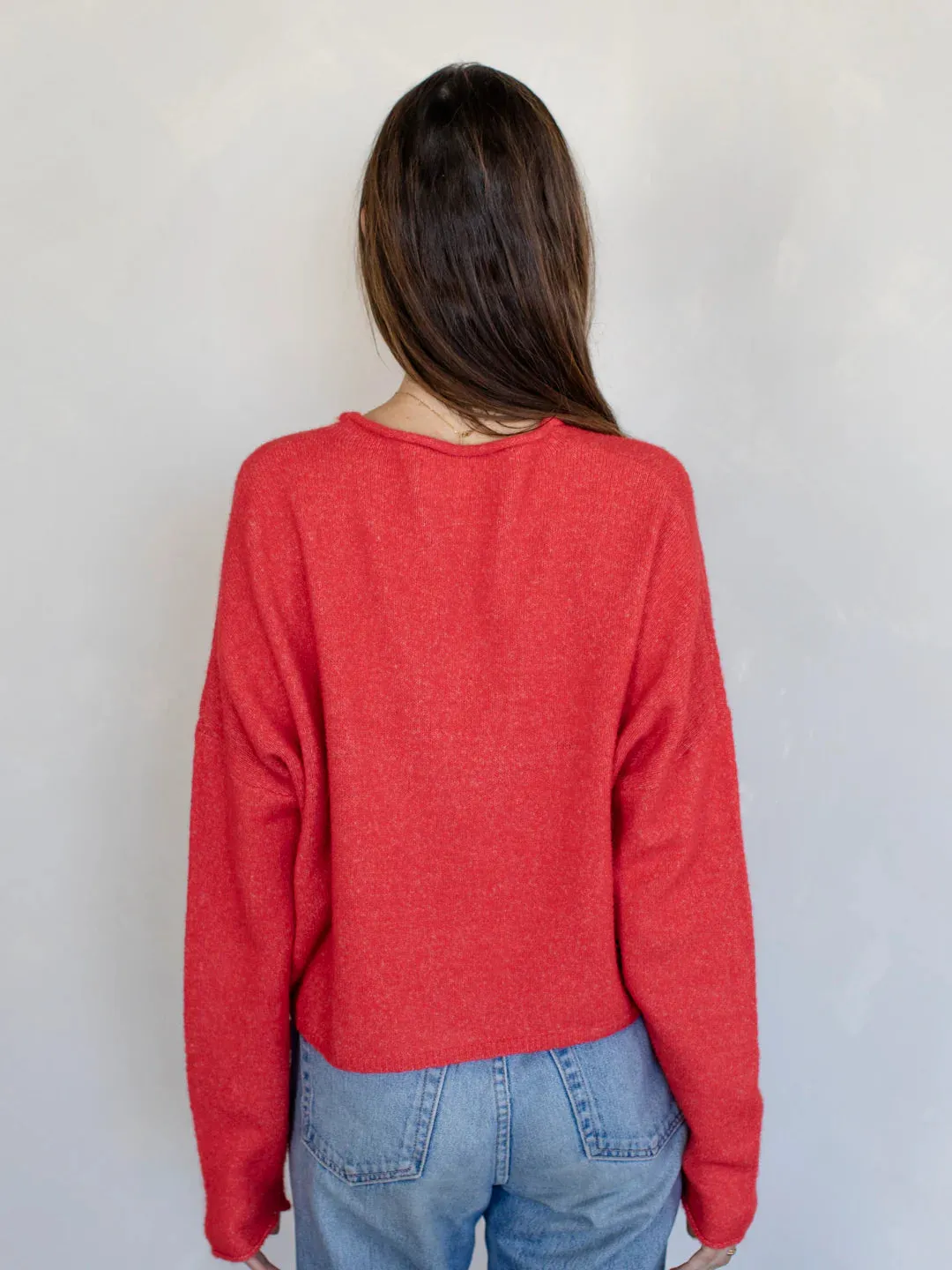 Piper Cardigan - Red