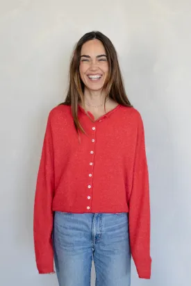 Piper Cardigan - Red