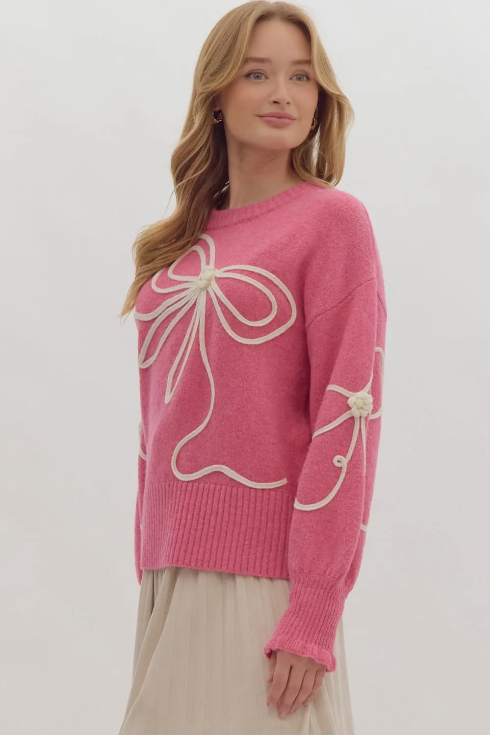 Pretty in Pink Sweater