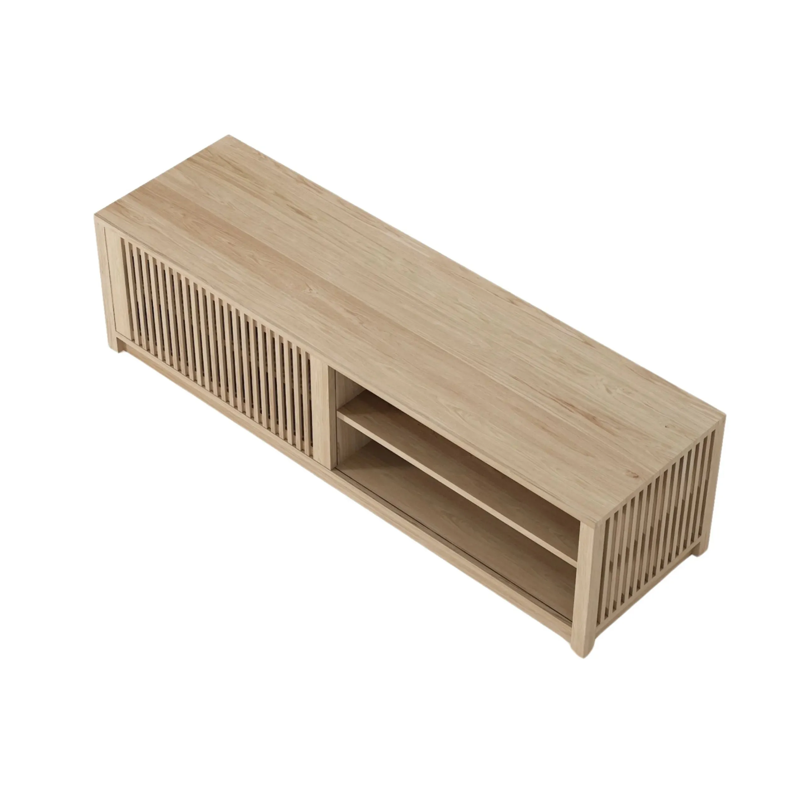 Ray Open Entertainment Unit - Oak