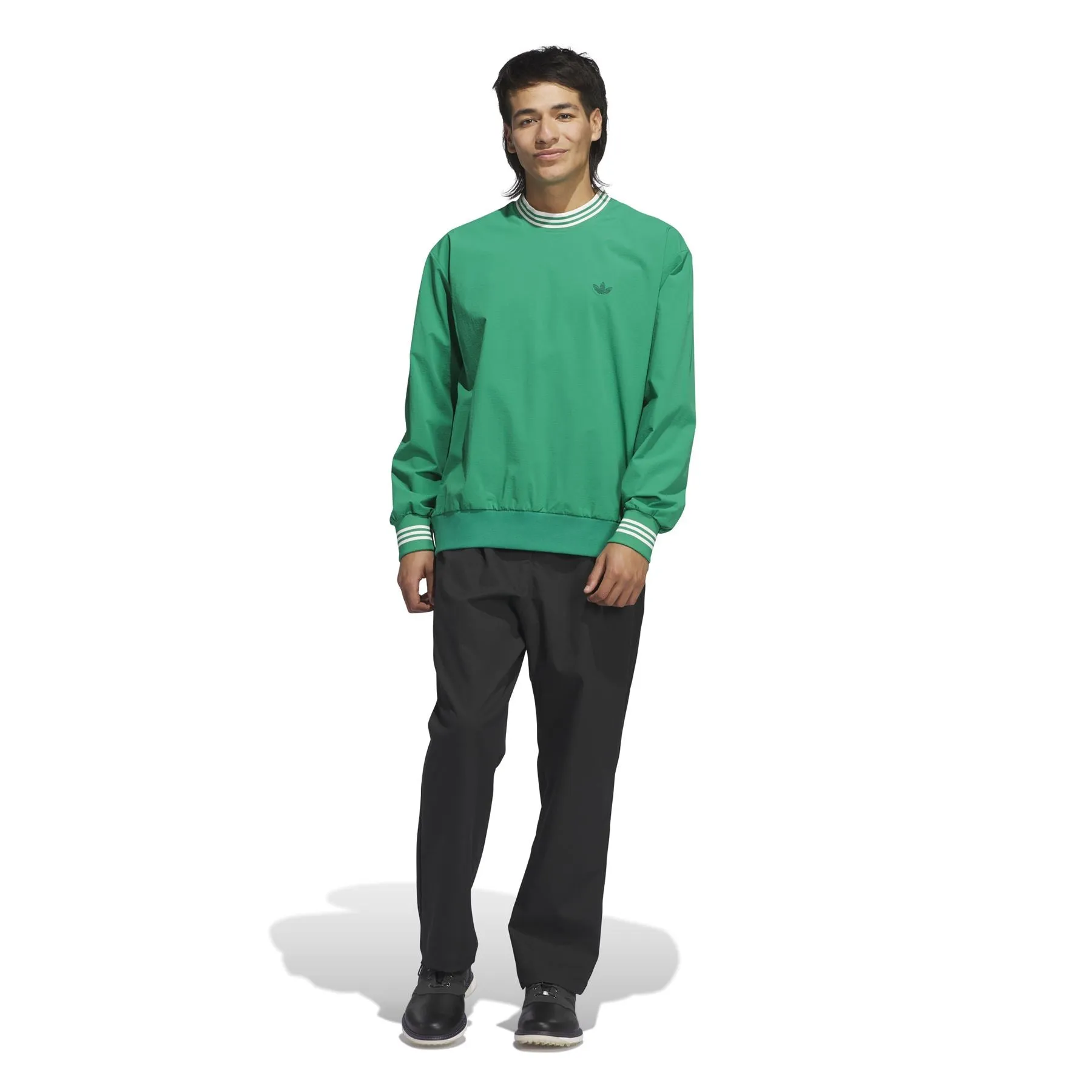 Rolling Links Skate Crew Neck Sweater Green - 2024