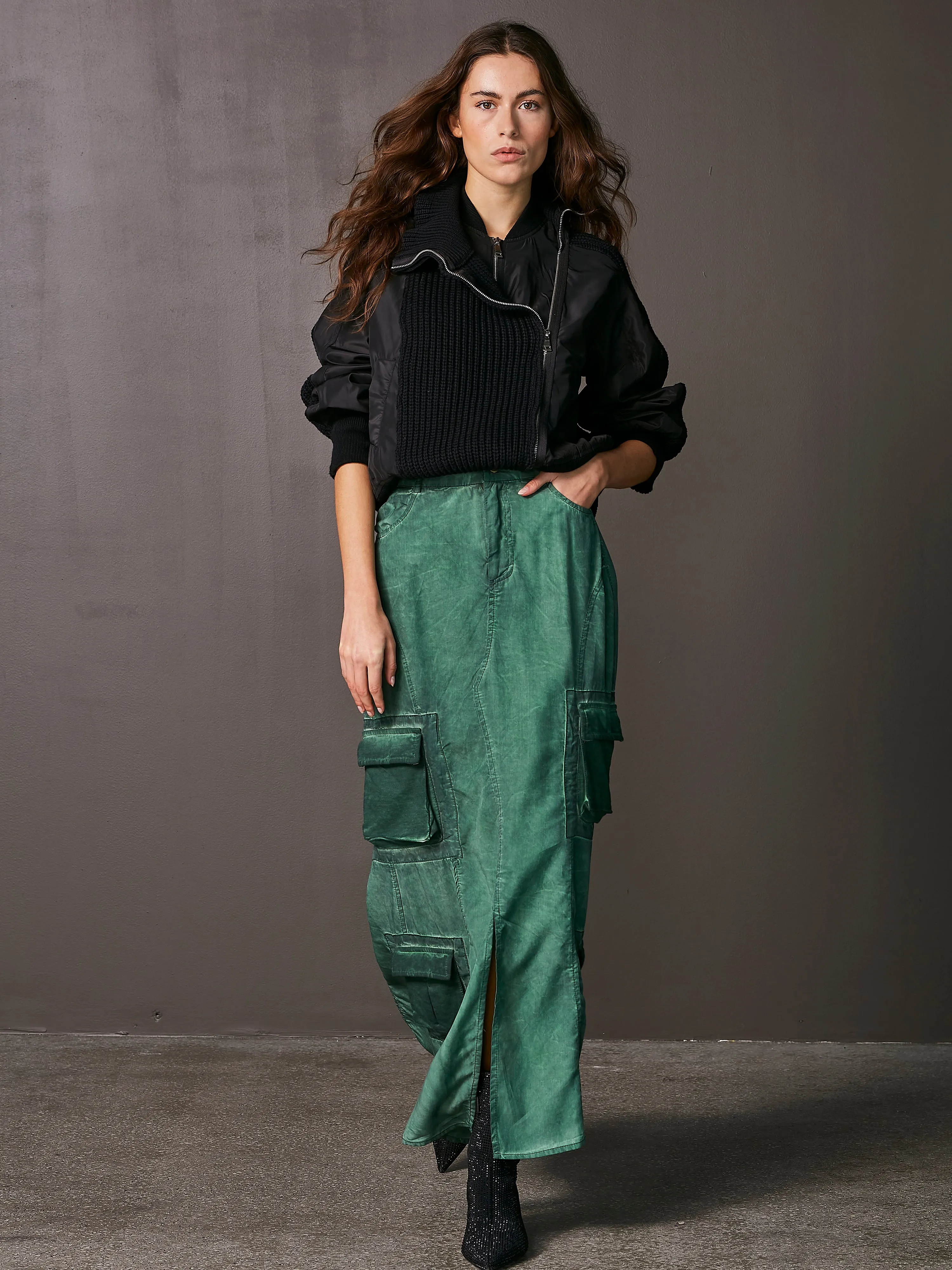 VERONA skirt - Green Absolute