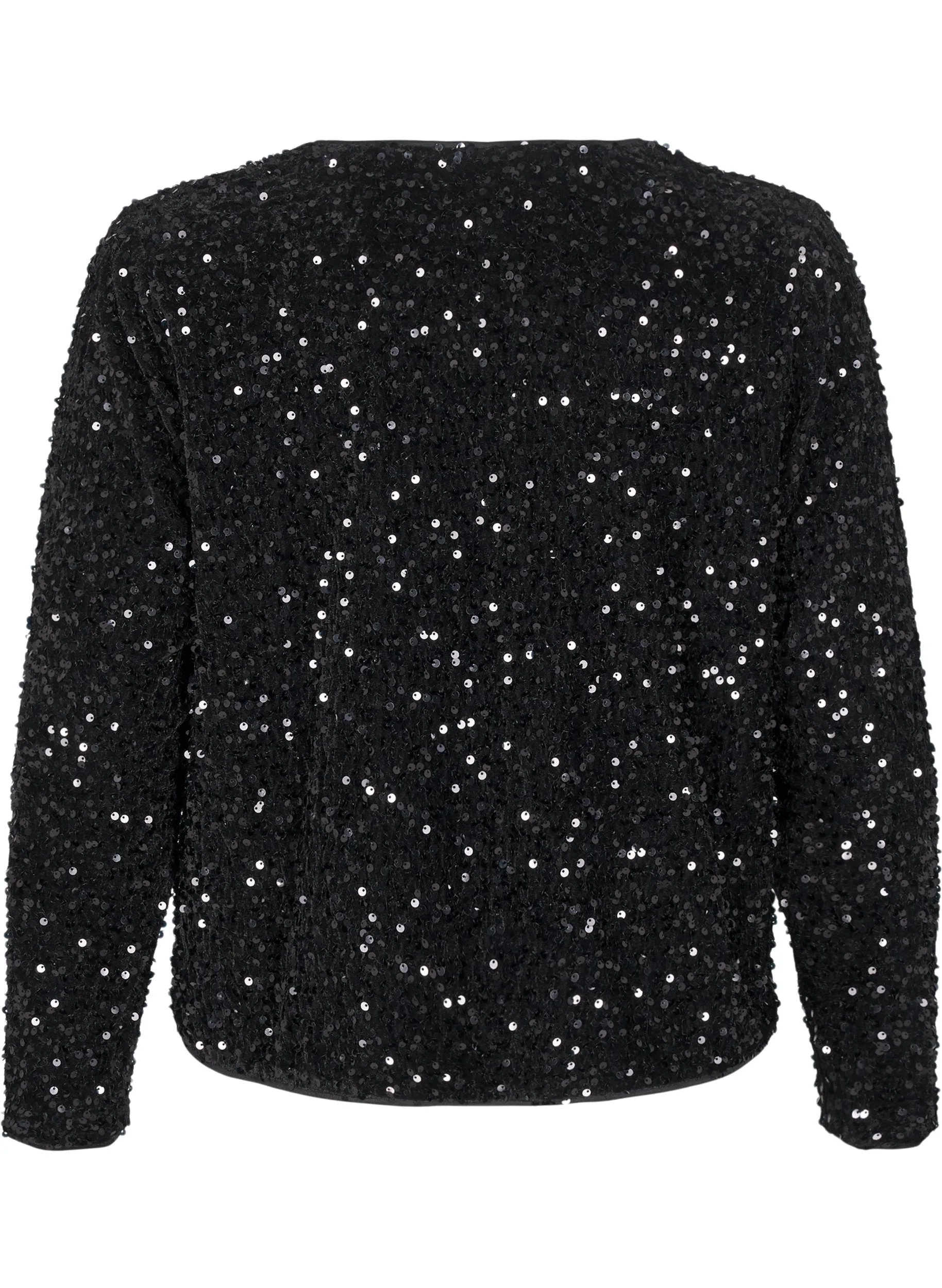 Zizzi Inca Cardigan in Black